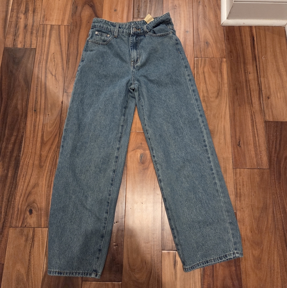 DAZY High-Rise Wide-Leg Jeans – Size Small – Vintage Wash